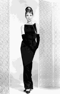 black givenchy dress of audrey hepburnhubert de givenchy 1961|holly golightly little black dress.